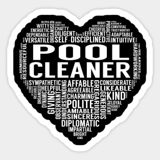 Pool Cleaner Heart Sticker